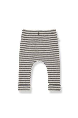 Beige ribbed Eusebio pants 1+IN THE FAMILY KIDS | EUSEBIOATMEAL